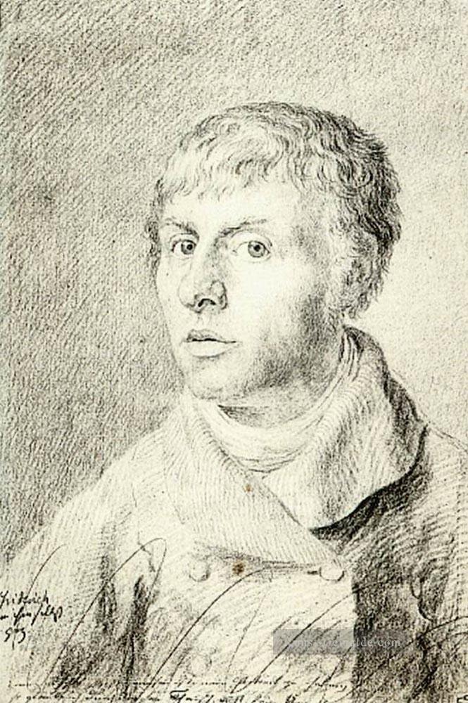 Selbst Porträt 1800 Caspar David Friedrich Ölgemälde